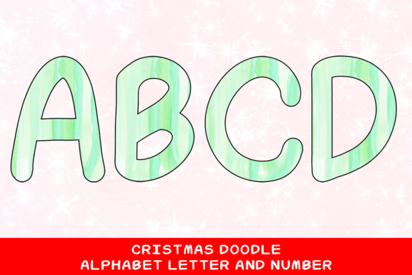 Christmas Doodle Alphabet Letter 65: A Practical Asset for Holiday Design Projects
