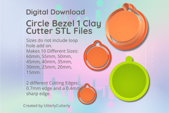 Circle Bezel 1: Precision STL Files for Makers
