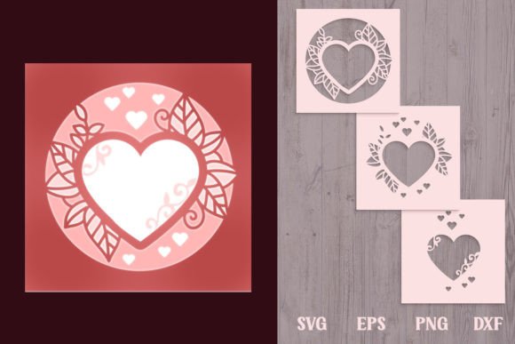 Crafting Depth and Romance with the Valentines Heart Shadow Box 3 SVG Layers