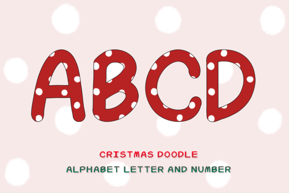 Evaluating the Creative Potential of Christmas Doodle Alphabet Letter 12