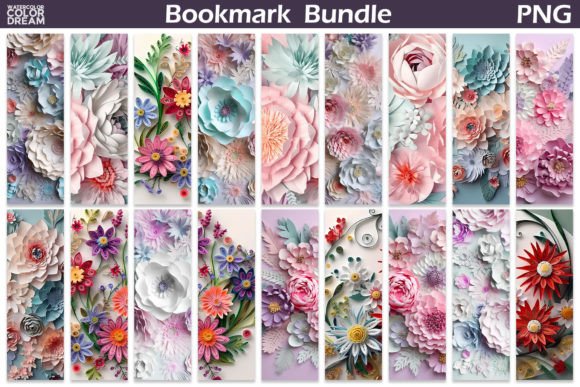 Mastering Your Print Projects with the Paper Pastel Flowers Bookmark Bundle