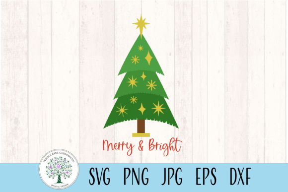 Merry Bright Starry Christmas Tree Design Guide