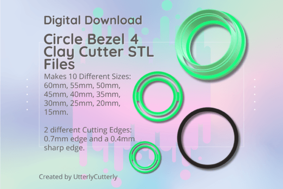 Revolutionizing Custom Fabrication with the Clay Cutter STL File - Circle Bezel 4
