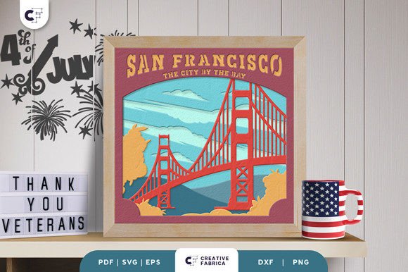 San Francisco City by the Bay Shadow Box Guide