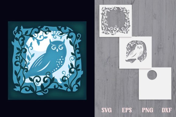 Strategic Design Implementation: Leveraging the Forest Owl Shadow Box 3 SVG Layers for Brand and Creative Impact