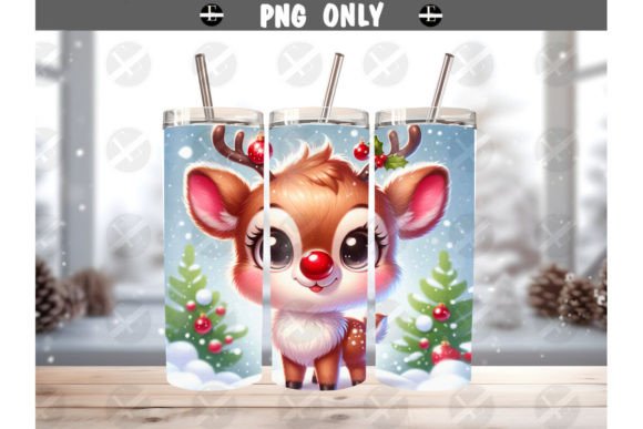 Strategic Product Differentiation with Rudolph Christmas Tumbler Wraps PNG