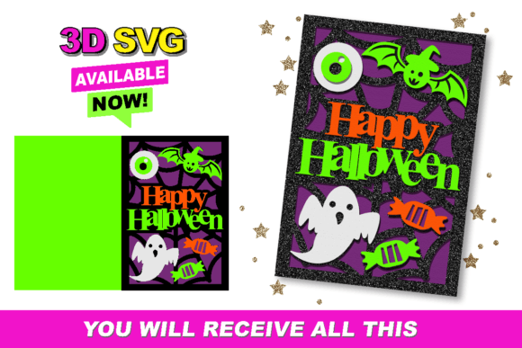 Streamlining Your Halloween Craft Workflow with a 3D SVG Happy Halloween Card