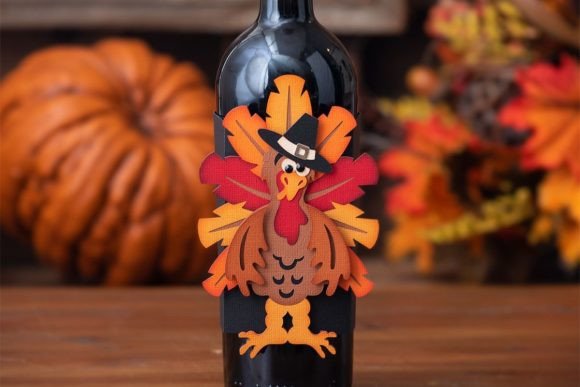 Tipsy Turkey Wine Wrapper: A Festive DIY Gift