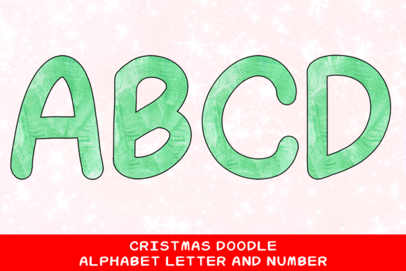 Unleash Your Holiday Creativity with the Christmas Doodle Alphabet Letter 24 Collection