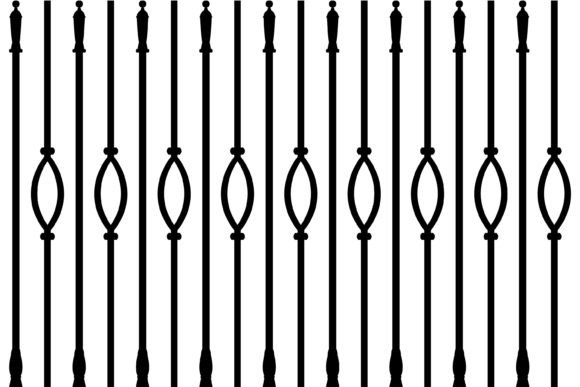 Unlocking Architectural Elegance with Abstract of Balustrade Pattern Set 8