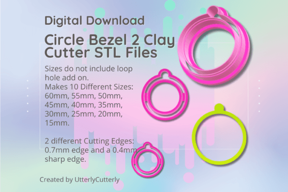 Unlocking Creative Precision with the Clay Cutter STL File - Circle Bezel 2