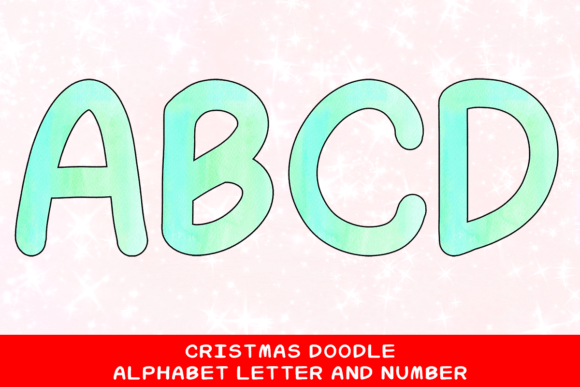 Unlocking Festive Creativity with Christmas Doodle Alphabet Letter 104