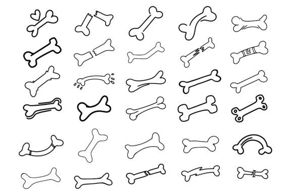 Why the Bone for Food Dog Collection Logo Icon Works